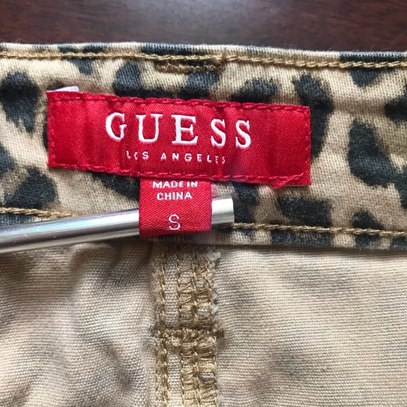 🖤🤎Guess Cheetah Mini Jean Skirt🤎🖤 - Picture 6 of 6